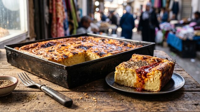 Authentic Algerian Garantika Street Food with Cumin