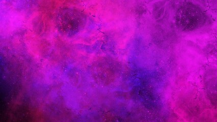 Rich purple and pink nebula with intricate swirling patterns and bright glowing centers. Beautiful cosmic formation filled with delicate space dust and vibrant colors © Taya