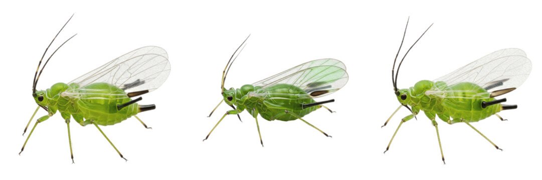 Queen greenfly aphid, Myzus persicae, Aphididae family, green peach aphid fundatrix profile, viviparous clone production line, agricultural horticulture crop virus distribution tracking index chart