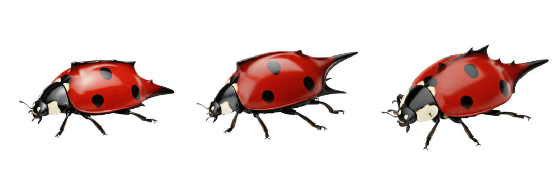 Queen ladybug reproductive female, Coccinella septempunctata, Coccinellidae family, seven-spot ladybird aphid prey hunting profile, yellow egg cluster foliage leaf underside deposition index