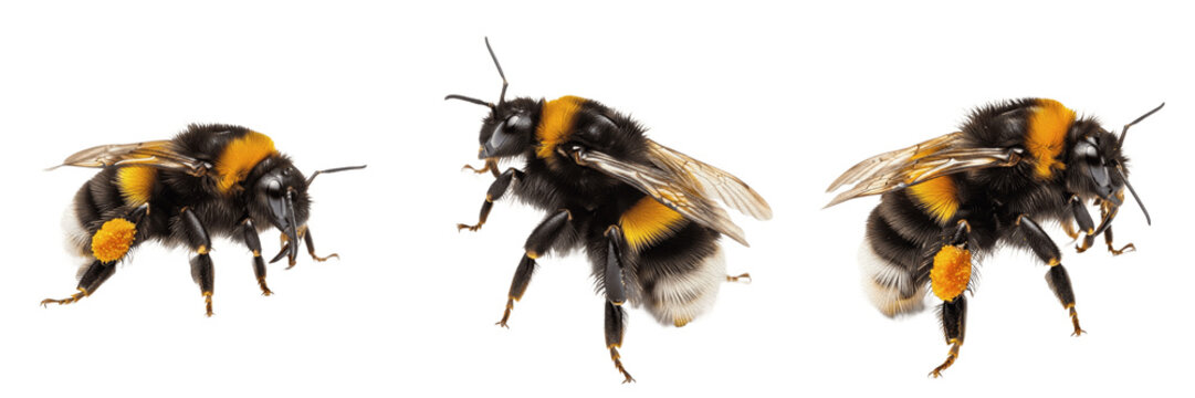 Macro queen bumblebee, Bombus terrestris, Apidae family, robust head capsule vertical clypeus margin magnification, chewing mandibles, labrum bristles, geniculate antennae scape joint