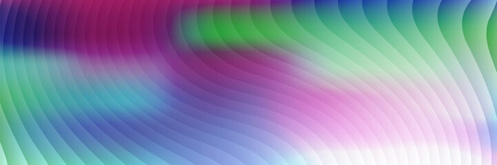 Obraz premium Abstract holographic wave background with colorful gradient curves. Vector Eps 10