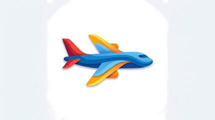 Fototapeta premium Airplane flying in the sky