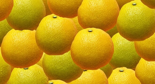 Detailed Pattern of Fresh Tangerine Skin