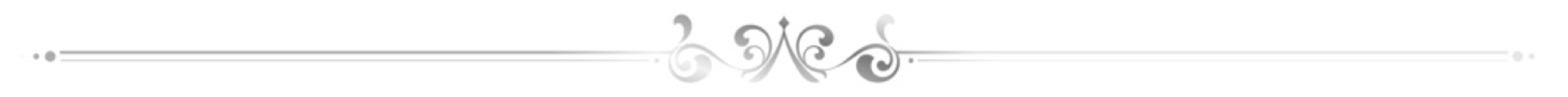 Luxury silver monogram divider with vintage scroll element, perfect for greeting card decoration.