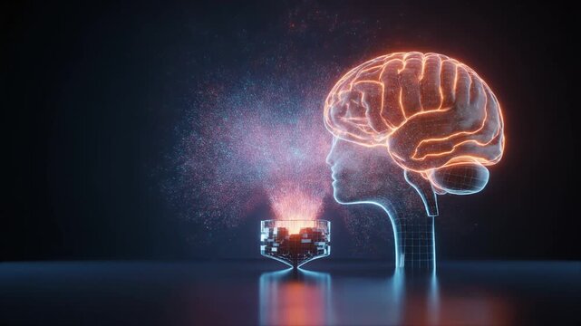 Abstract Cinematic AI Knowledge Distillation Process Compact Model Inheriting Intelligence from Large Neural Network Video