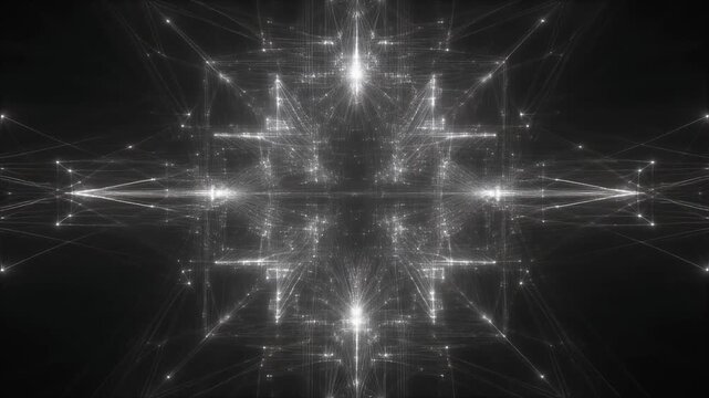 Abstract Cinematic Visualization of Knowledge Distillation Large Teacher Model to Compact Student Model AI Background Video