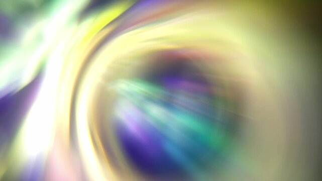 Rainbow Warp Tunnel Effect. Multiple colors motion gradient purple pink and blue lights soft smooth background