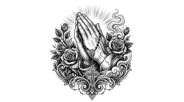Praying Hands Tattoo Imagens – Procure 5,714 fotos, vetores e
