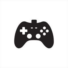 game controller isolated on white background or silhouette vector  © sondha