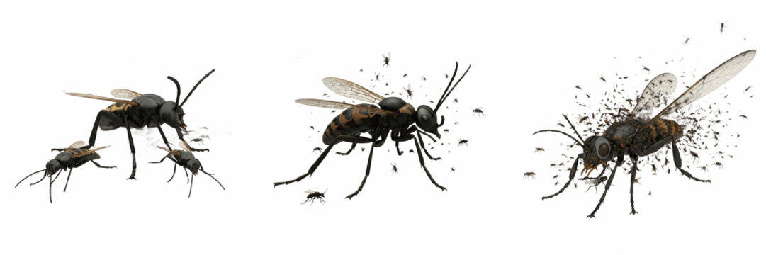 Swarm of insects low density spread, Culicoides obsoletus, biting midge wide spatial distribution flight lines, vector monitoring pasture mapping index, livestock dermatitis tracker profile chart