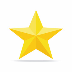 Obraz premium Golden Star Icon