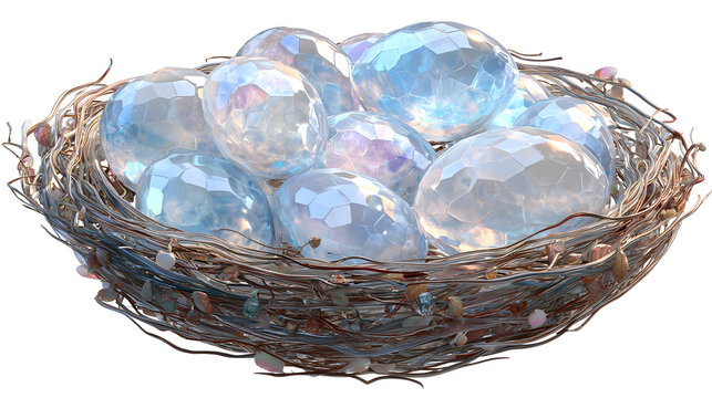 easter egg in a nest
