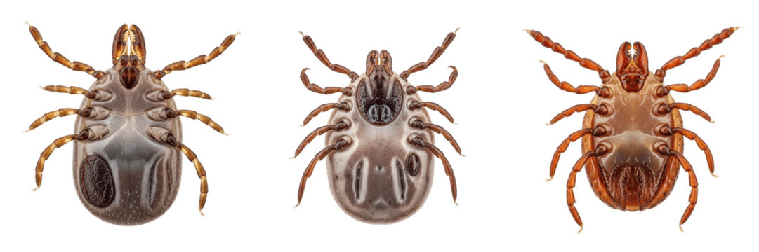 Tick underside, Ixodes ricinus, ventral view anatomy mapping, Ixodidae family, genital pore and anal plate positioning, coxal spurs segment layout, veterinary taxonomy species identification guide