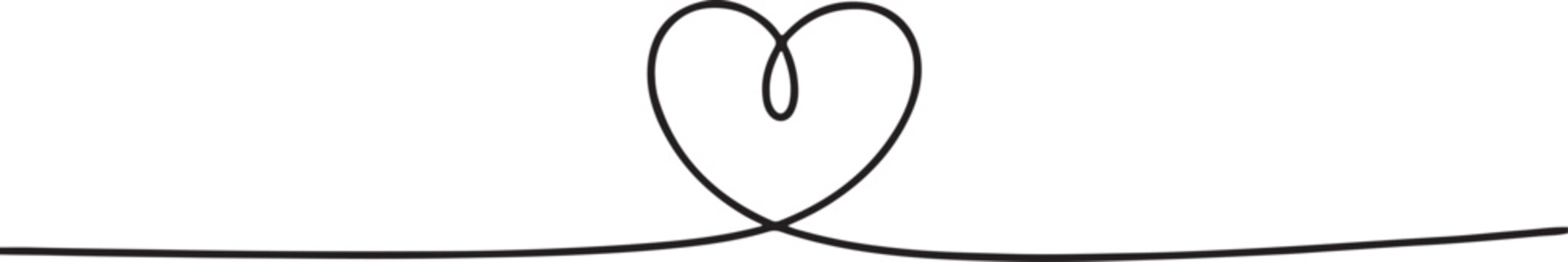 Heart loop for brand logo