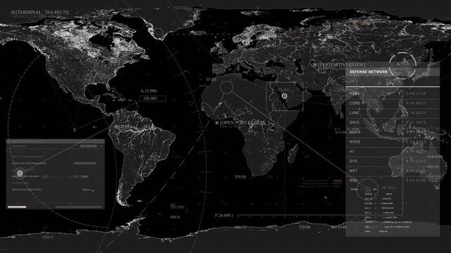 HUD Alpha PNG map 2GFX Technology infographic elements appearing Sci Fi 2D texture. User Interface data display.
