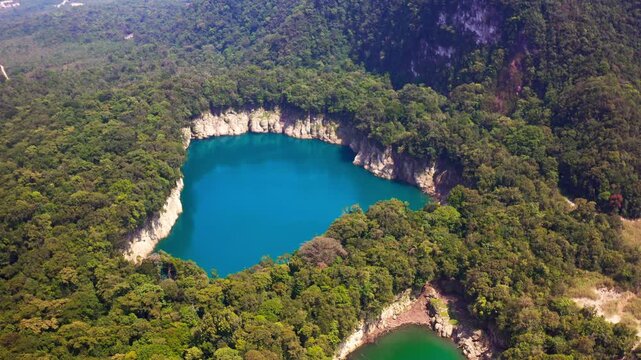 Laguna Brava, Cenotes, Verano, dron, Turismo, naturaleza, Paisaje, Nent&oacute;n, Huehuetenango, Guatemala