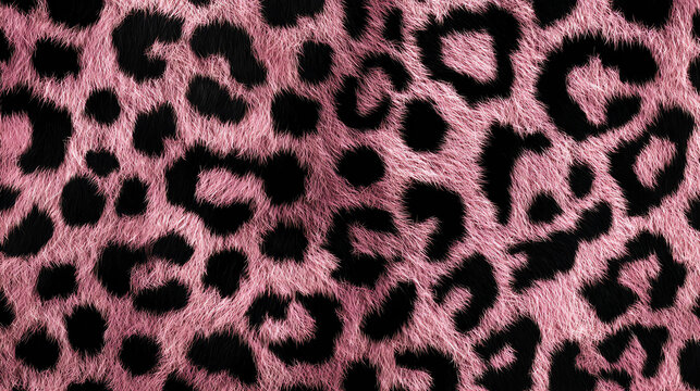 Pink Leopard Print Pattern