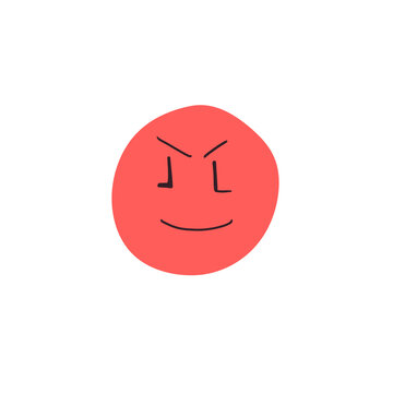 Angry expressions while smiling 