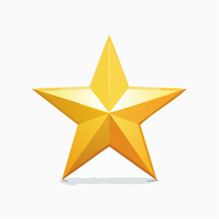 Obraz premium Golden Star Icon