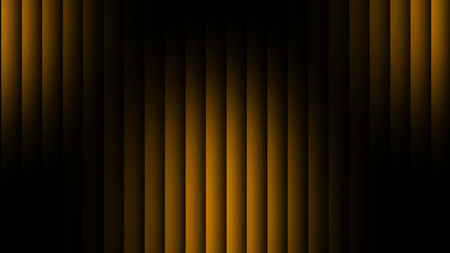 Captivating abstract background featuring a harmonious arrangement of vertical stripes in rich amber and deep black, creating a modern and sophisticated visual experience