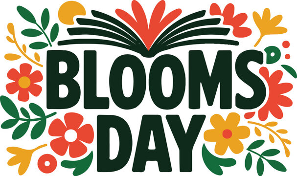 Bloomsday Cartoon Vector Art, James Joyce Literature Holiday Illustration