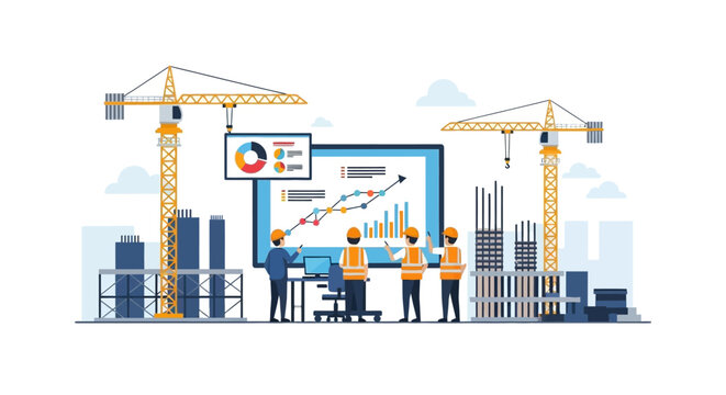 Construction Project Management and Analysis with Technology