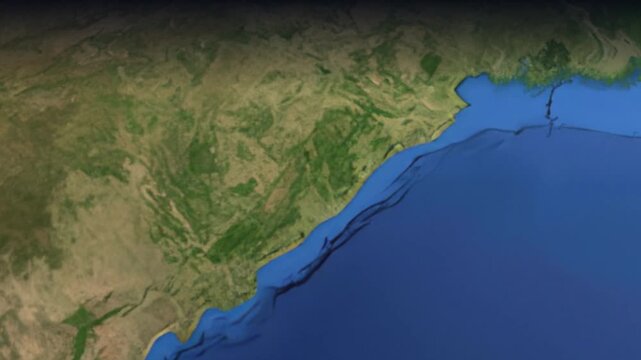 Animated Flight Path Map from Mumbai India to Phoenix Arizona