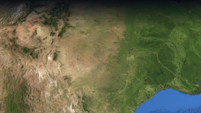 Animated Flight Path Map from Phoenix Arizona to New York City