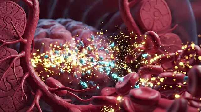  Human Pituitary Gland Master Hormone Control Endocrine System Medical Anatomy 3D Stock Video