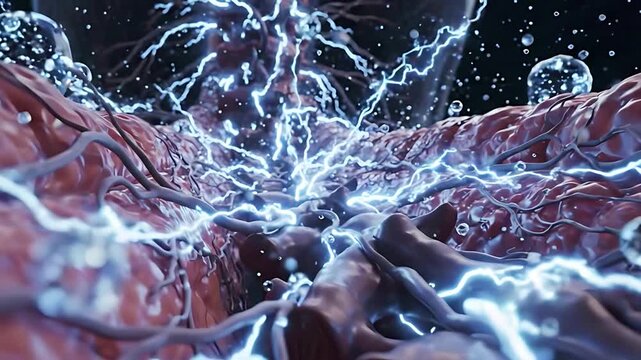  Human Spinal Cord Neural Signal Transmission Cerebrospinal Fluid Neurology Medical Anatomy 3D Cinematic Animation