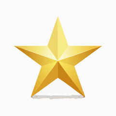 Obraz premium Golden Star Icon