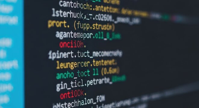 A computer screen displaying a code snippet with a blue background and white text.