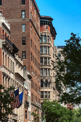 Fototapeta premium New York City Upper East Side Architecture on a Sunny Day