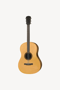 Acoustic guitar, musical instrument illustration