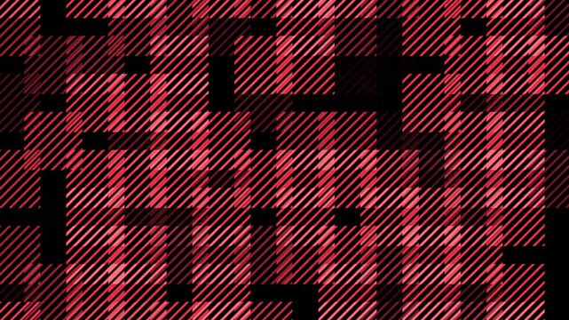 seamless pattern with mosaic shape motion. rough pattern motion video