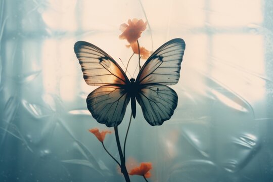 Butterfly outdoors animal insect.