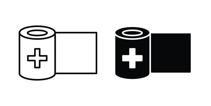 Sterile gauze icon