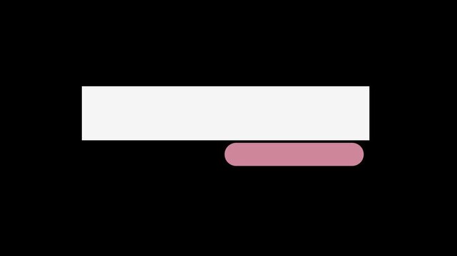 simple lower third for editing video, or event, and organizer, ceremonial, smooth motion graphic, 4k