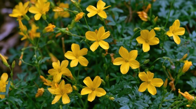 黄色いスイバの花