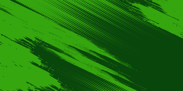 Sports green sporty background template vector with shiny lines and lights. Green disign