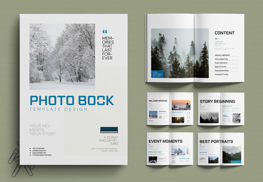 Creative Photo Album Layout Design