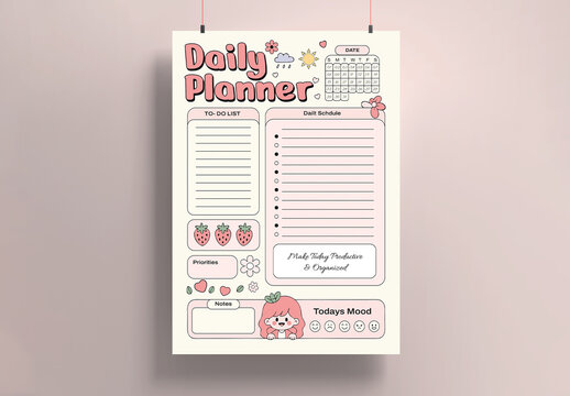 Daily Planner Template