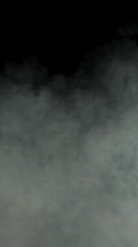 Smoke on a black background. Filmed on a high-speed camera at 1000 fps. High quality FullHD footage