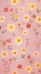 Obraz premium Flower pattern backgrounds texture.