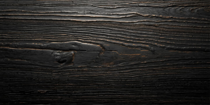 A weathered brown old wood plank texture background displays a natural dark hardwood grain pattern on a rough timber board surface