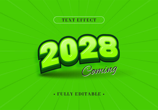 Bold Modern Text Effect For Typography