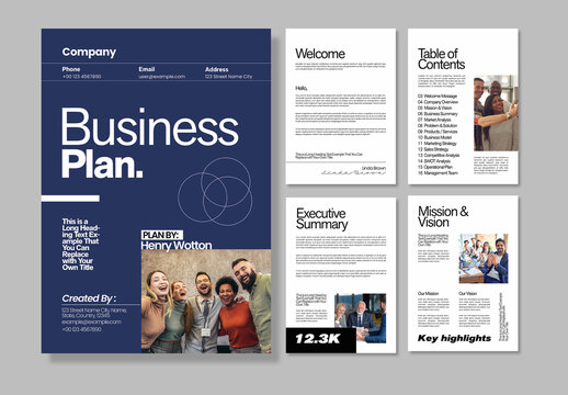 Corporate Business Plan Template