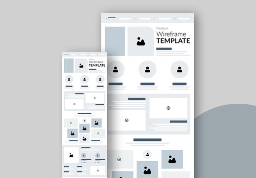 Wireframe Template Layout