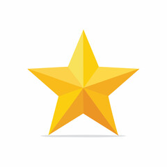 Obraz premium Golden Star Icon
